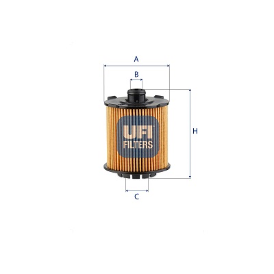 UFI 25.VCC.01 Olejový filter