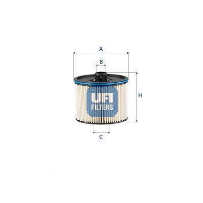 UFI 26.195.00 Palivový filter