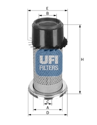 UFI 27.227.00 Filtro aria