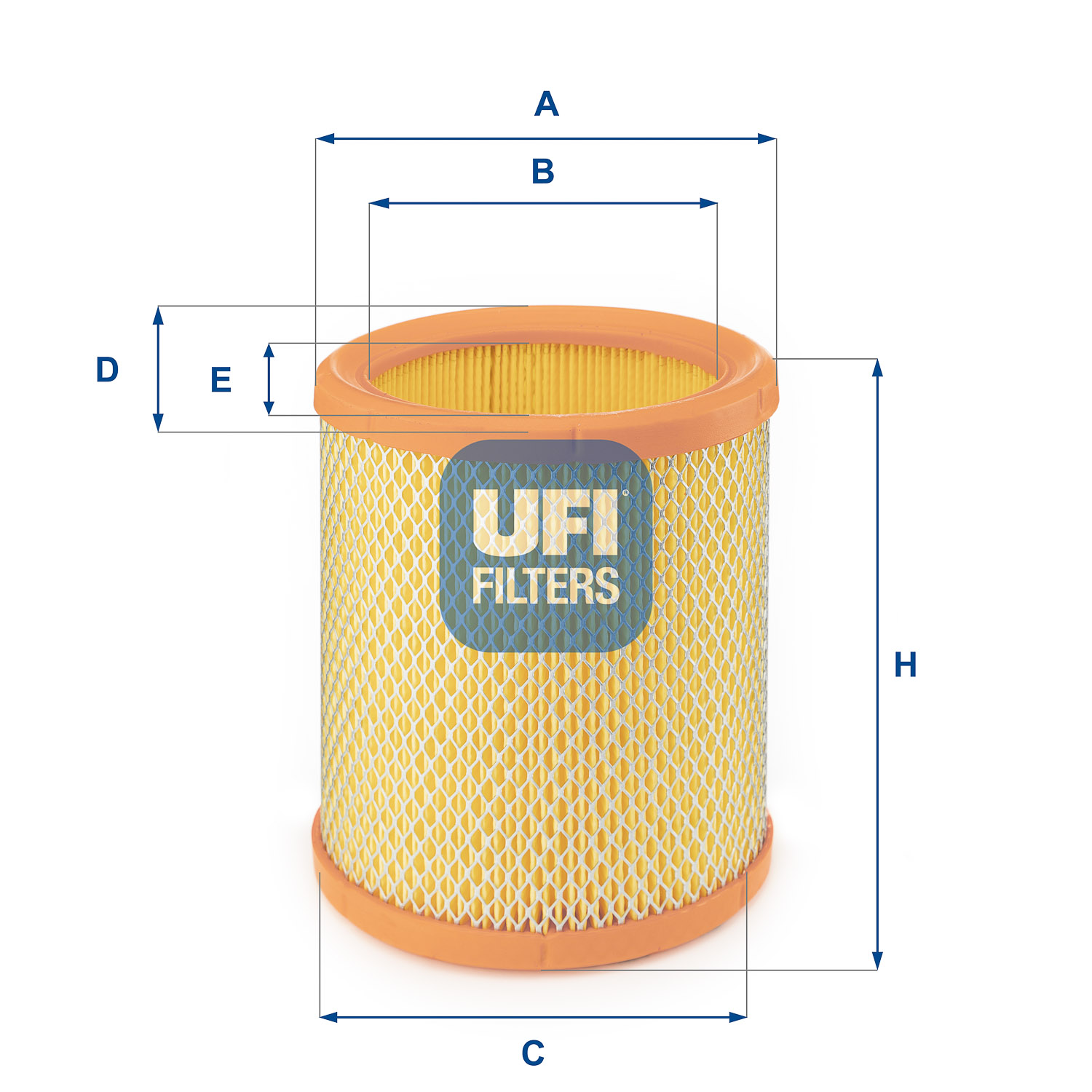 UFI 27.196.00 Air Filter for CITROËN MEGA PEUGEOT