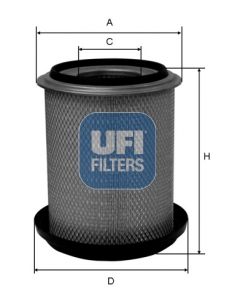 UFI 27.638.00 Air Filter for RENAULT TRUCKS
