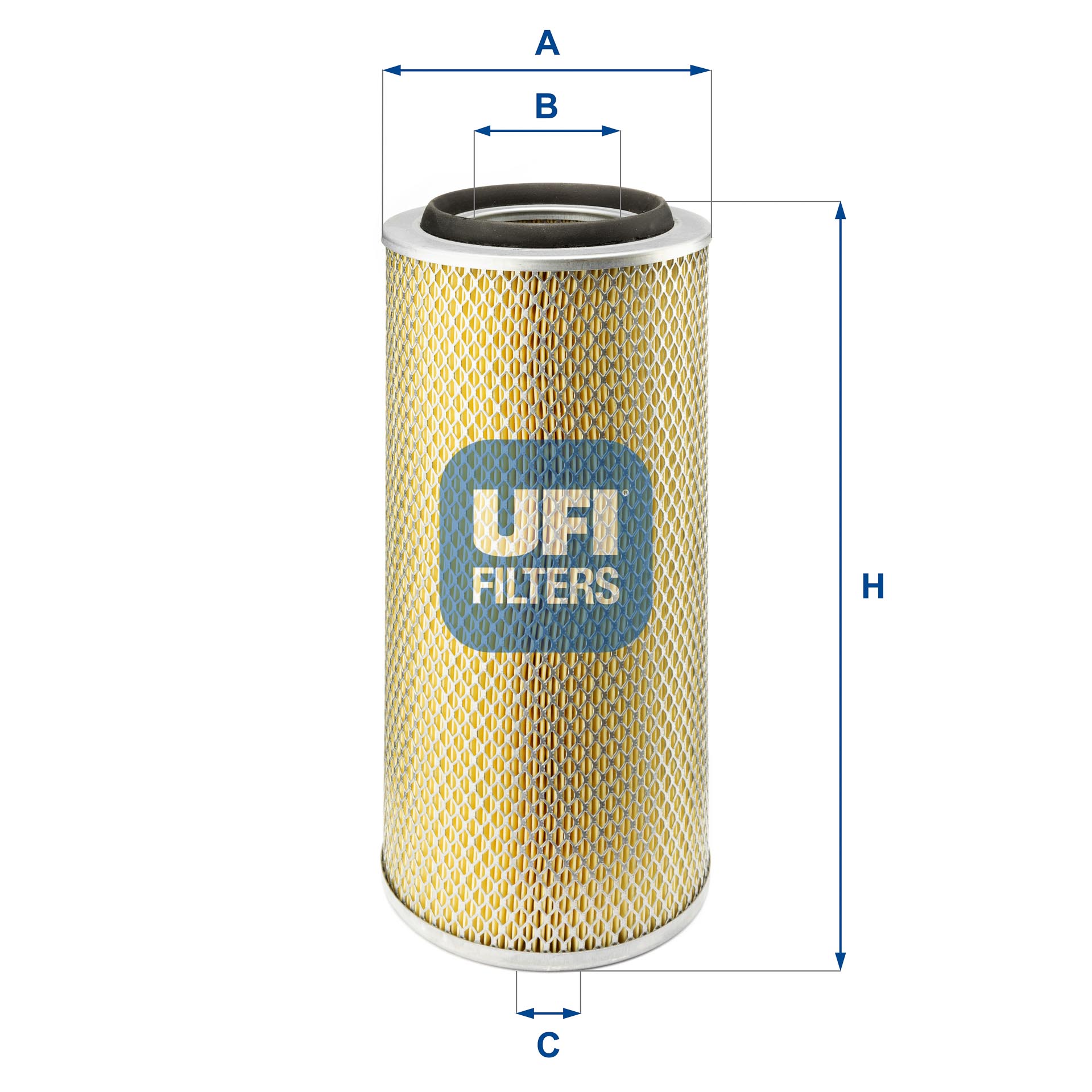 UFI 27.804.00 Air Filter for CHEVROLET DAF DEUTZ-FAHR IVECO MAN MERCEDES-BENZ RENAULT TRUCKS VW