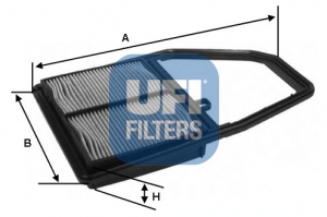 UFI 30.228.00 Air Filter for HONDA