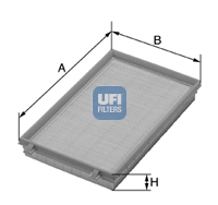 UFI 30.248.00 Air Filter for TOYOTA