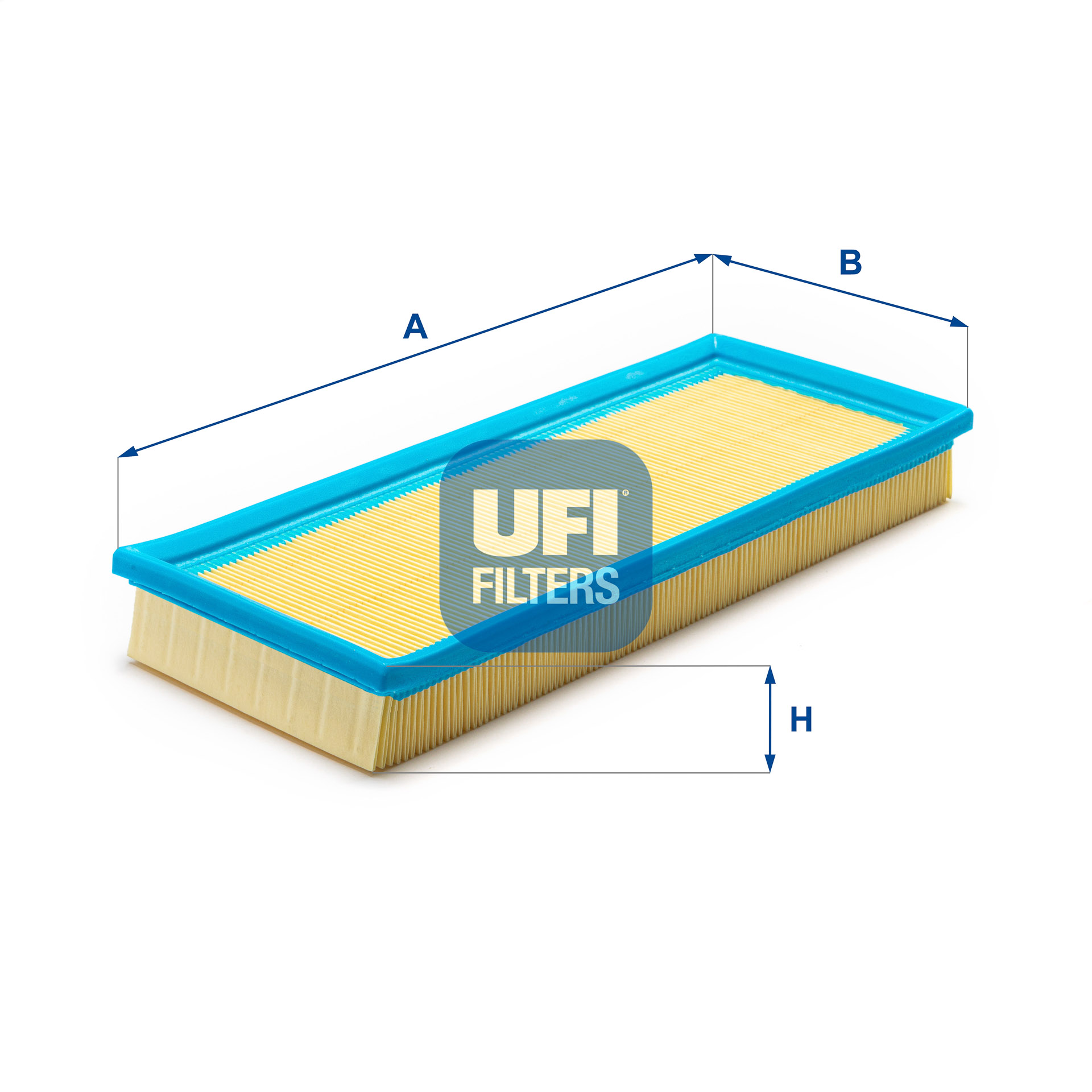 UFI 30.818.00 Air Filter for AUDI FORD GINETTA JEEP PANTHER RELIANT VW