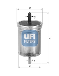 UFI 31.513.00 Filtro...