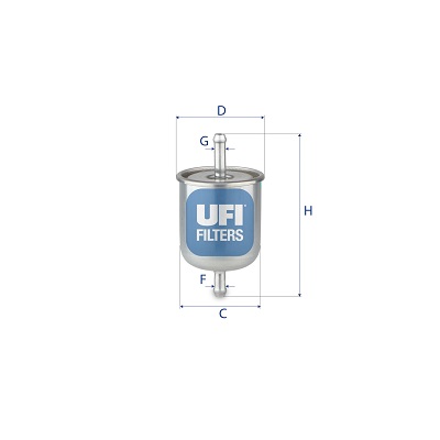UFI 31.529.00 Palivový filter