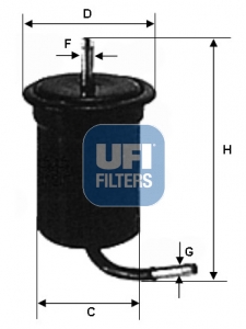 UFI 31.761.00 Fuel Filter