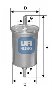 UFI 31.825.00 Palivový filter