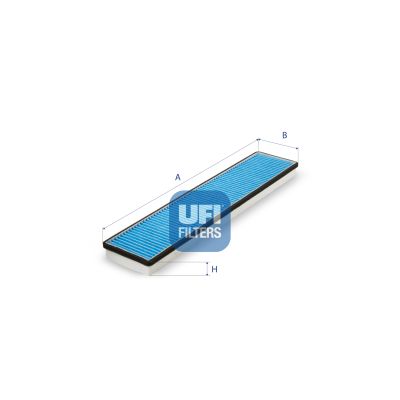 UFI 34.119.00 ARGENTIUM Filter, cabin air for FORD JAGUAR RENAULT