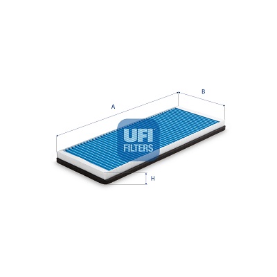 UFI 34.195.00 ARGENTIUM Filter, cabin air for AUDI VW