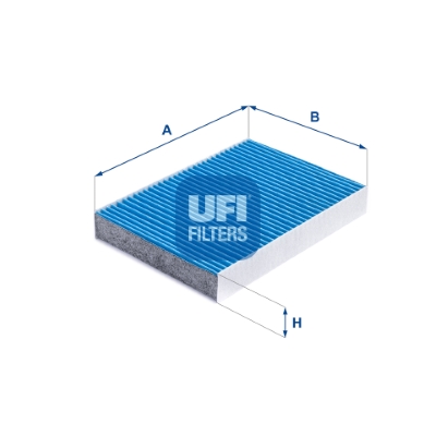 UFI 34.291.00 ARGENTIUM Filter vnútorného priestoru