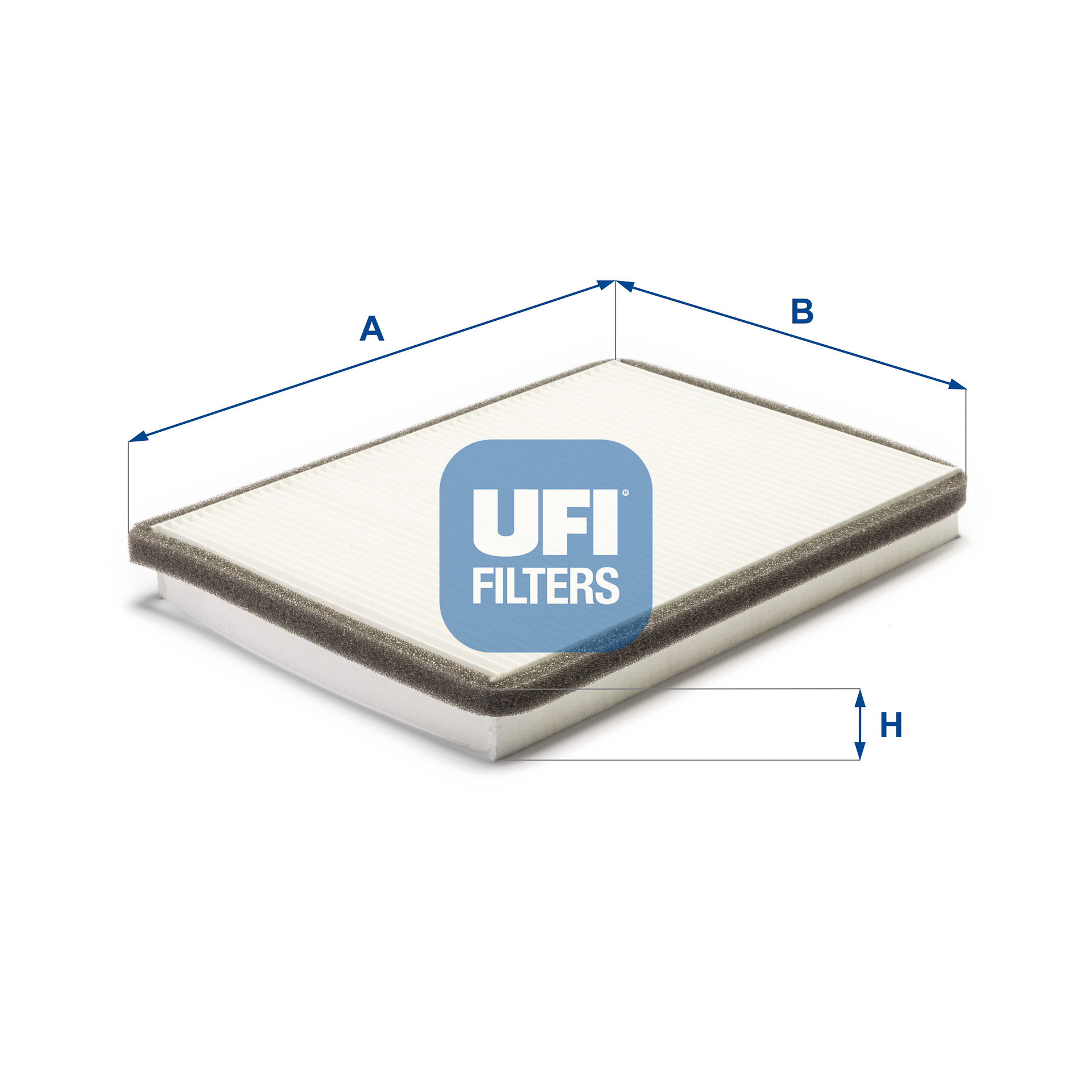 UFI 53.004.00 Filter, cabin air for VW