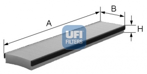 UFI 53.016.00 Filter vnútorného priestoru