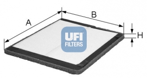 UFI 53.020.00 Filter, cabin air for ALFA ROMEO FIAT LANCIA SAAB