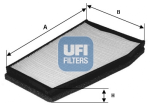 UFI 53.085.00 Filter, cabin air for RENAULT