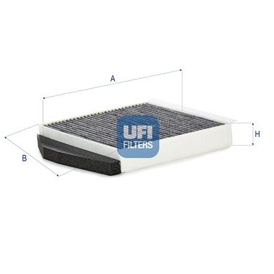 UFI 54.569.00 Filter, cabin air for VOLVO