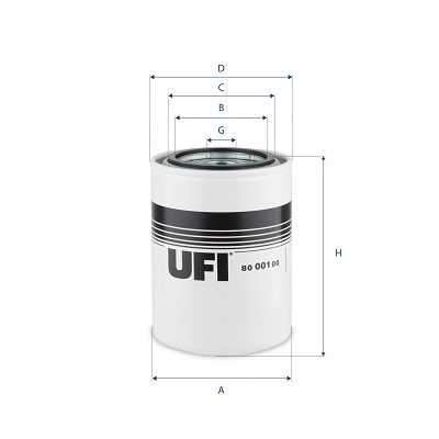 UFI 80.001.00 Oil Filter