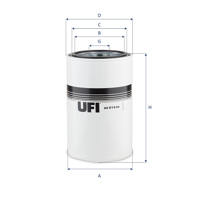 UFI 80.014.00 Oil Filter