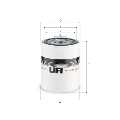 UFI 80.034.00 Oil Filter