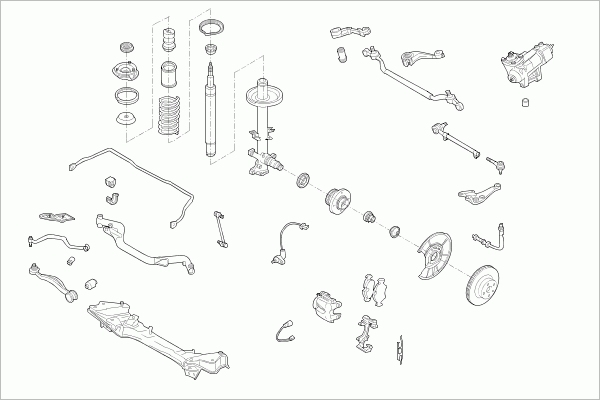 BOGE BMW-5-FB005 Steering Front Axle for BMW