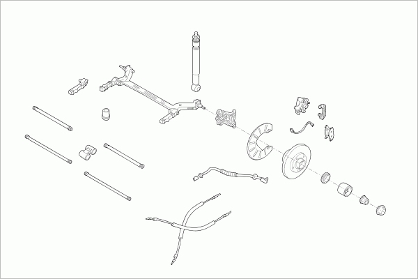 BOGE RENAU-19II-RB001 Steering Rear Axle for RENAULT