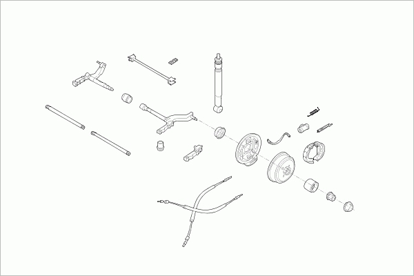 BOGE RENAU-19II-RB002 Steering Rear Axle for RENAULT