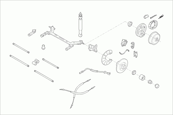 BOGE RENAU-19II-RB003 Steering Rear Axle for RENAULT