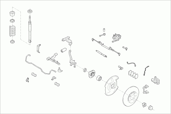 BOGE MERCE-C-KLA-FB011 Steering Front Axle for MERCEDES-BENZ
