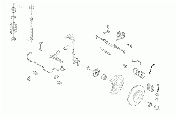 BOGE MERCE-C-KLA-FB018 Steering Front Axle for MERCEDES-BENZ