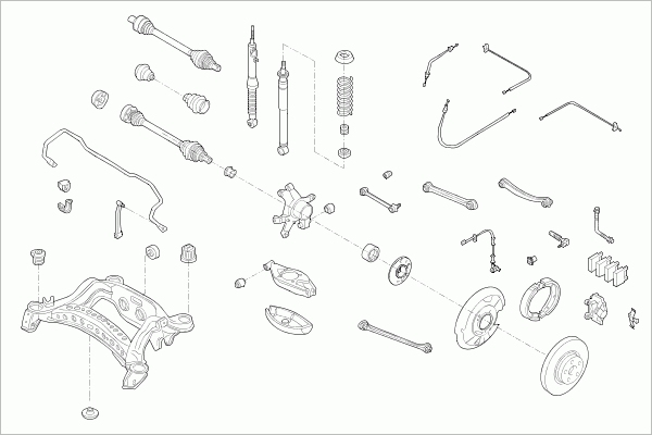 BOGE MERCE-E-KLA-RB004 Steering Rear Axle for MERCEDES-BENZ