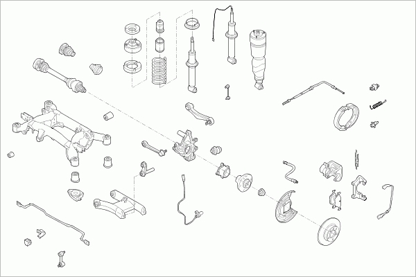 BOGE BMW-5-RB012 Steering Rear Axle for BMW