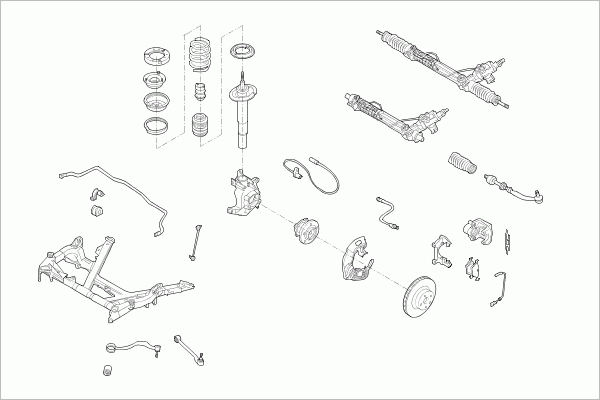 BOGE BMW-5TOU-FB012 Steering Front Axle for BMW