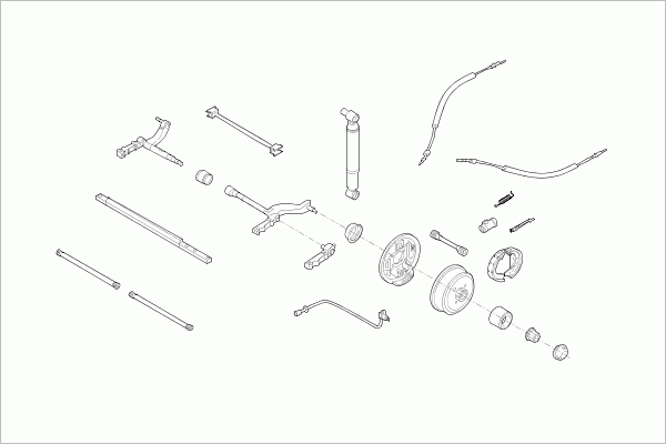BOGE RENAU-MEGAN-RB002 Steering Rear Axle for RENAULT