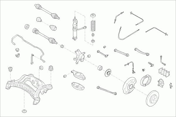 BOGE MERCE-E-KLA-RB012 Steering Rear Axle for MERCEDES-BENZ
