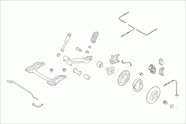 BOGE MERCE-A-KLA-RB002 Steering Rear Axle for MERCEDES-BENZ