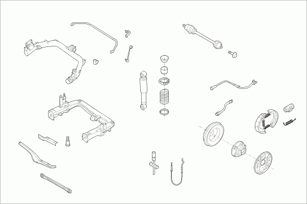 BOGE SMART-FORTW-RB002 Steering Front Axle for SMART