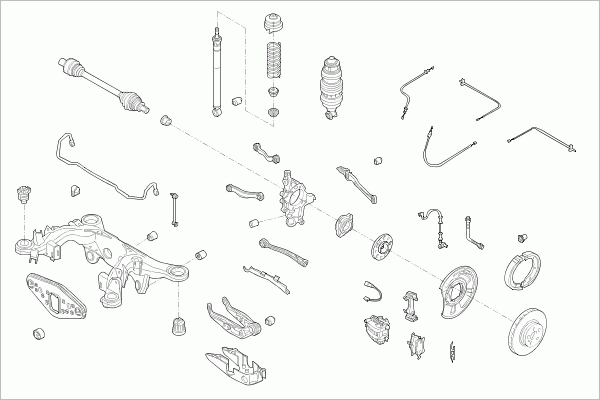 BOGE MERCE-E-KLA-RB018 Σύστημα διεύθυνσης Πίσω άξονας for MERCEDES-BENZ