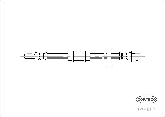 CORTECO 19018121 Brake Hose...