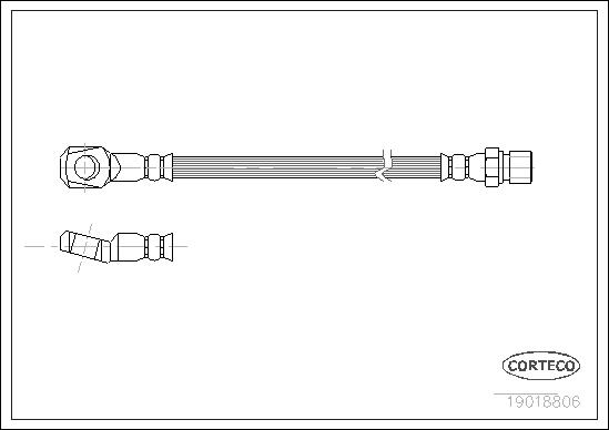 CORTECO 19018806 Brake Hose...