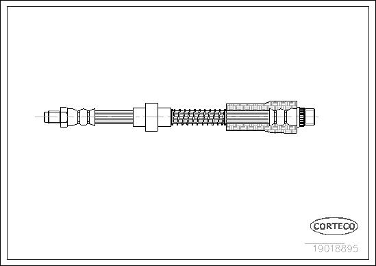 CORTECO 19018895 Brake Hose...
