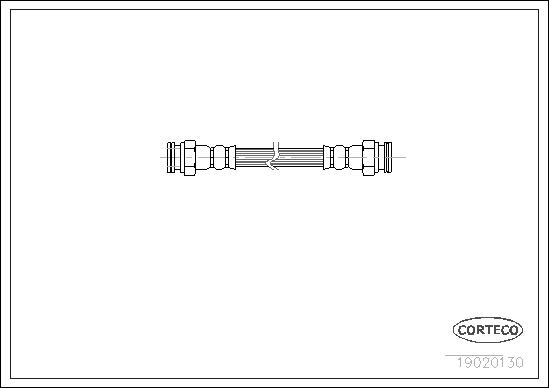 CORTECO 19020130 Brake Hose...