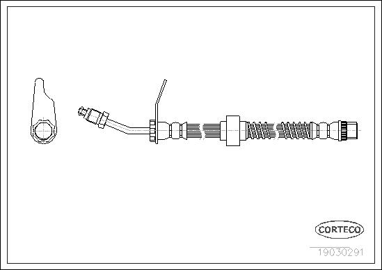 CORTECO 19030291 Brake Hose...