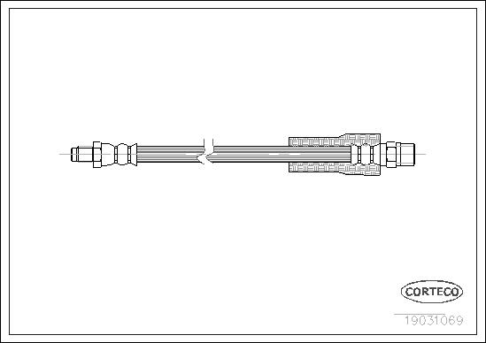 CORTECO 19031069 Brake Hose...
