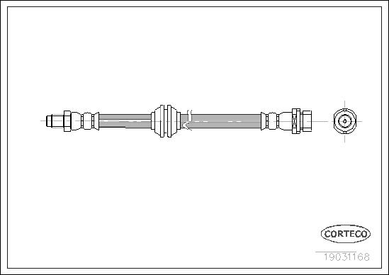 CORTECO 19031168 Brake Hose...