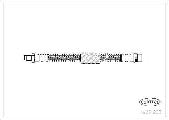 CORTECO 19031203 Brake Hose...
