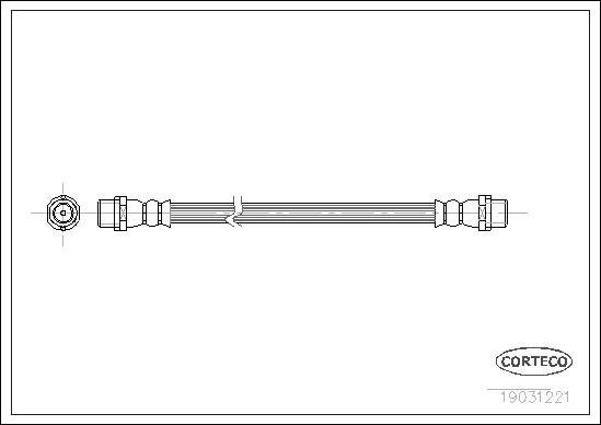 CORTECO 19031221 Brake Hose...