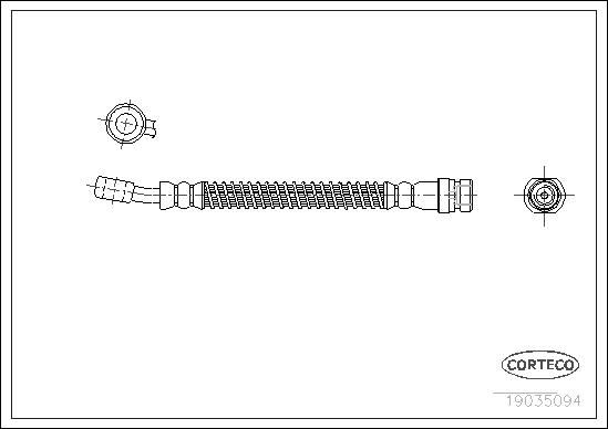 CORTECO 19035094 Brake Hose...