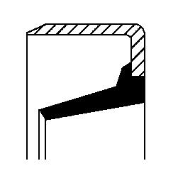 CORTECO 01027785B Seal Ring, spring bush (spring eye)