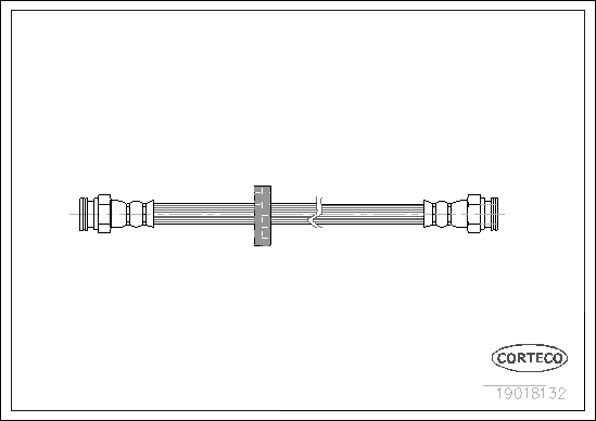 CORTECO 19018132 Flessibile del freno